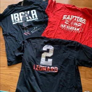 Lot of three Raptor tshirts
